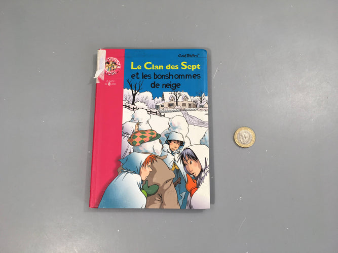 Le clan des septs et les bonshommes de neige, la bibliothèque rose, moins cher chez Petit Kiwi