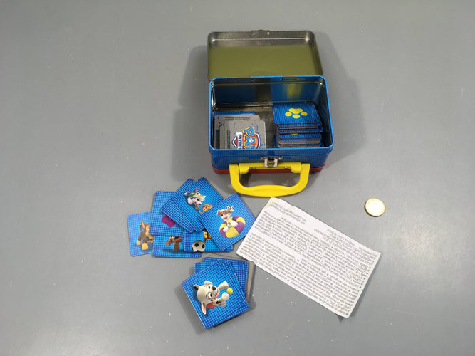 Memo Paw Patrol dans valisette métallique, moins cher chez Petit Kiwi