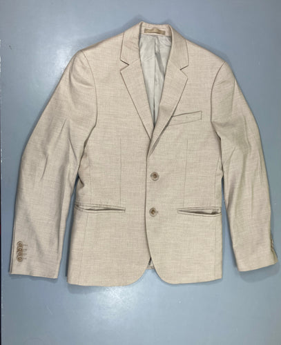 Veste de costume slim beige Celio, moins cher chez Petit Kiwi