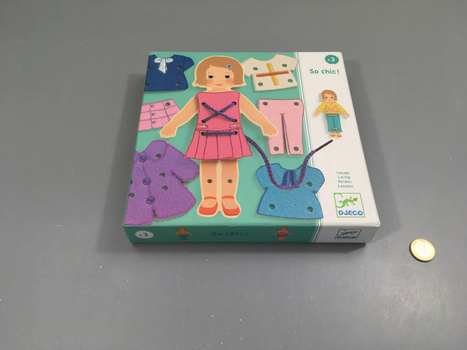 Jeu de laçage So chic!, +3a - complet, moins cher chez Petit Kiwi