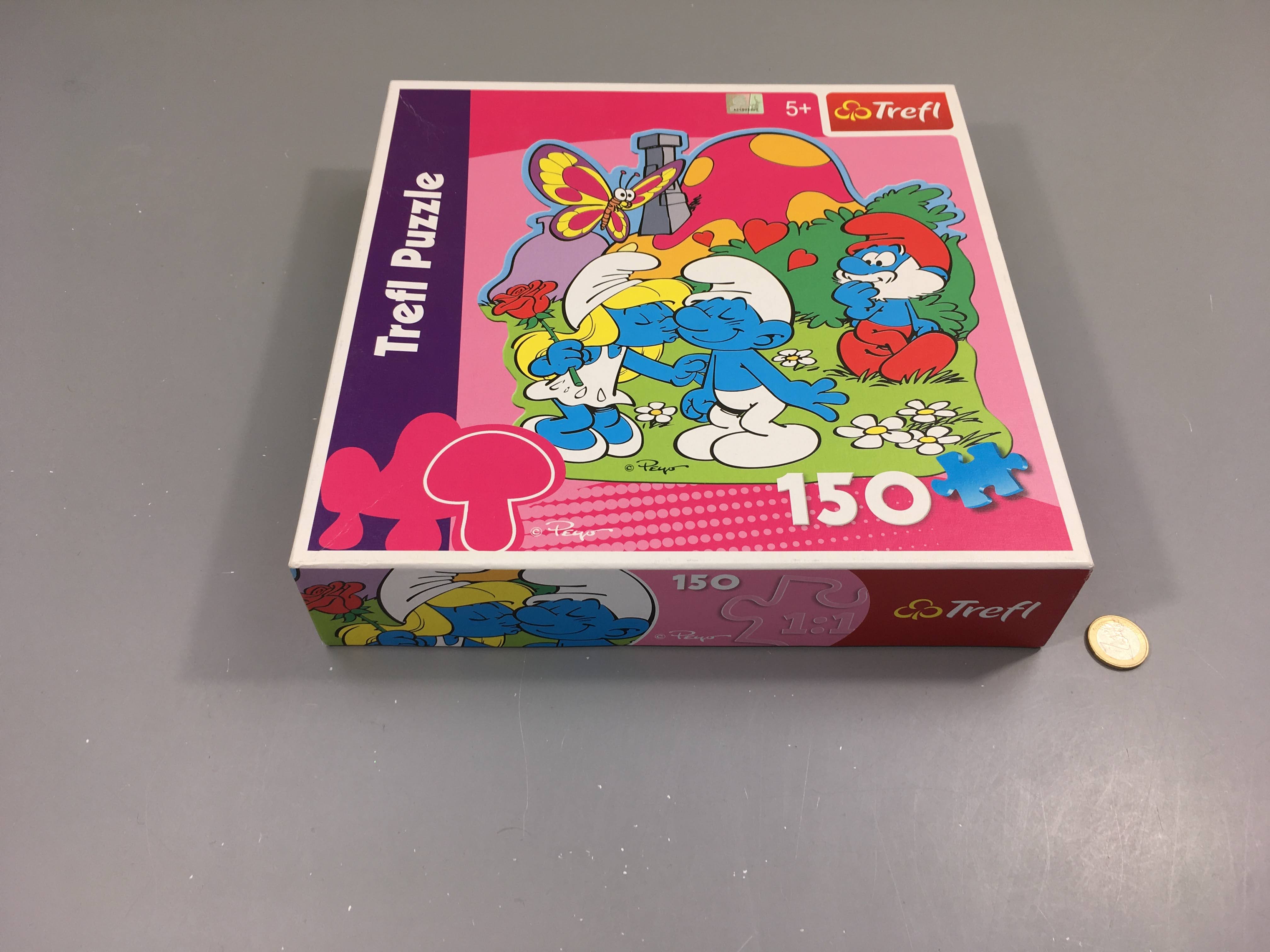 Complet puzzle 150pcs Schtroumpfs, 5+