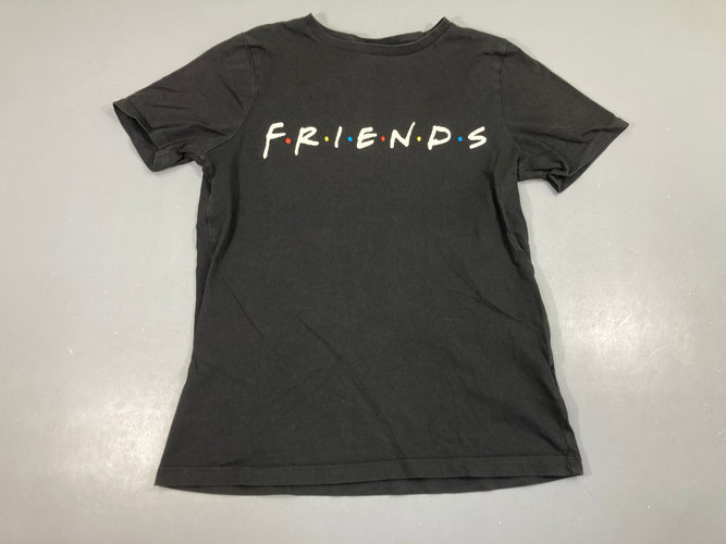 T-shirt m.c noir Friends, moins cher chez Petit Kiwi
