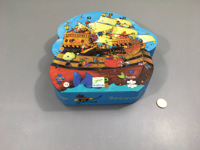 Puzzle le bateau de Barberousse, 54 pcs, +5a - complet, moins cher chez Petit Kiwi
