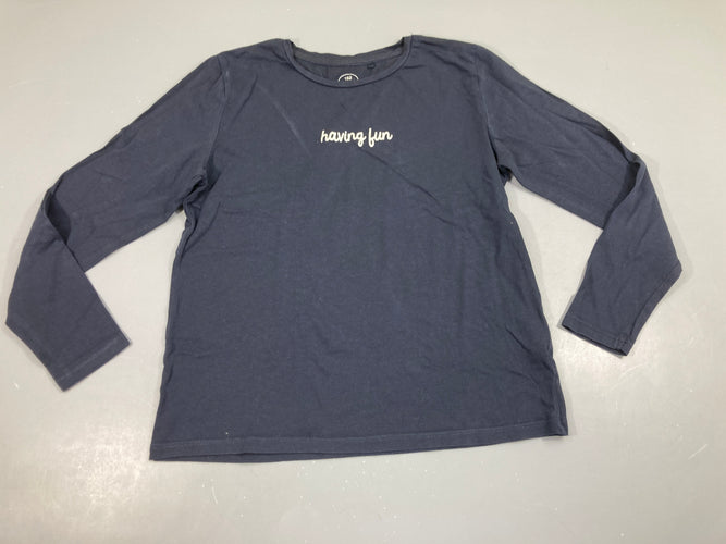 T-shirt m.l noir Having, moins cher chez Petit Kiwi