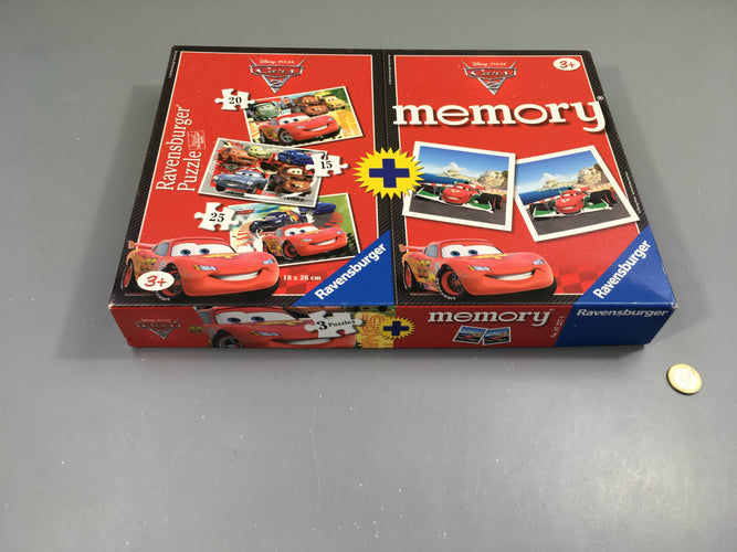 Puzzle et memor.y Cars + 3a - complet, moins cher chez Petit Kiwi
