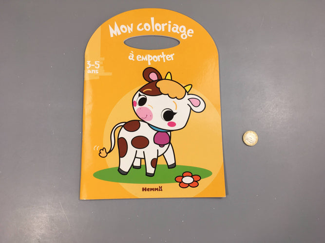 Mon coloriage à emporter, moins cher chez Petit Kiwi