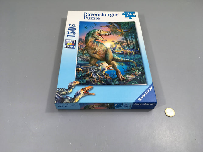 Puzzle dinosaures, 150pcs, XXL, +7a - complet, moins cher chez Petit Kiwi