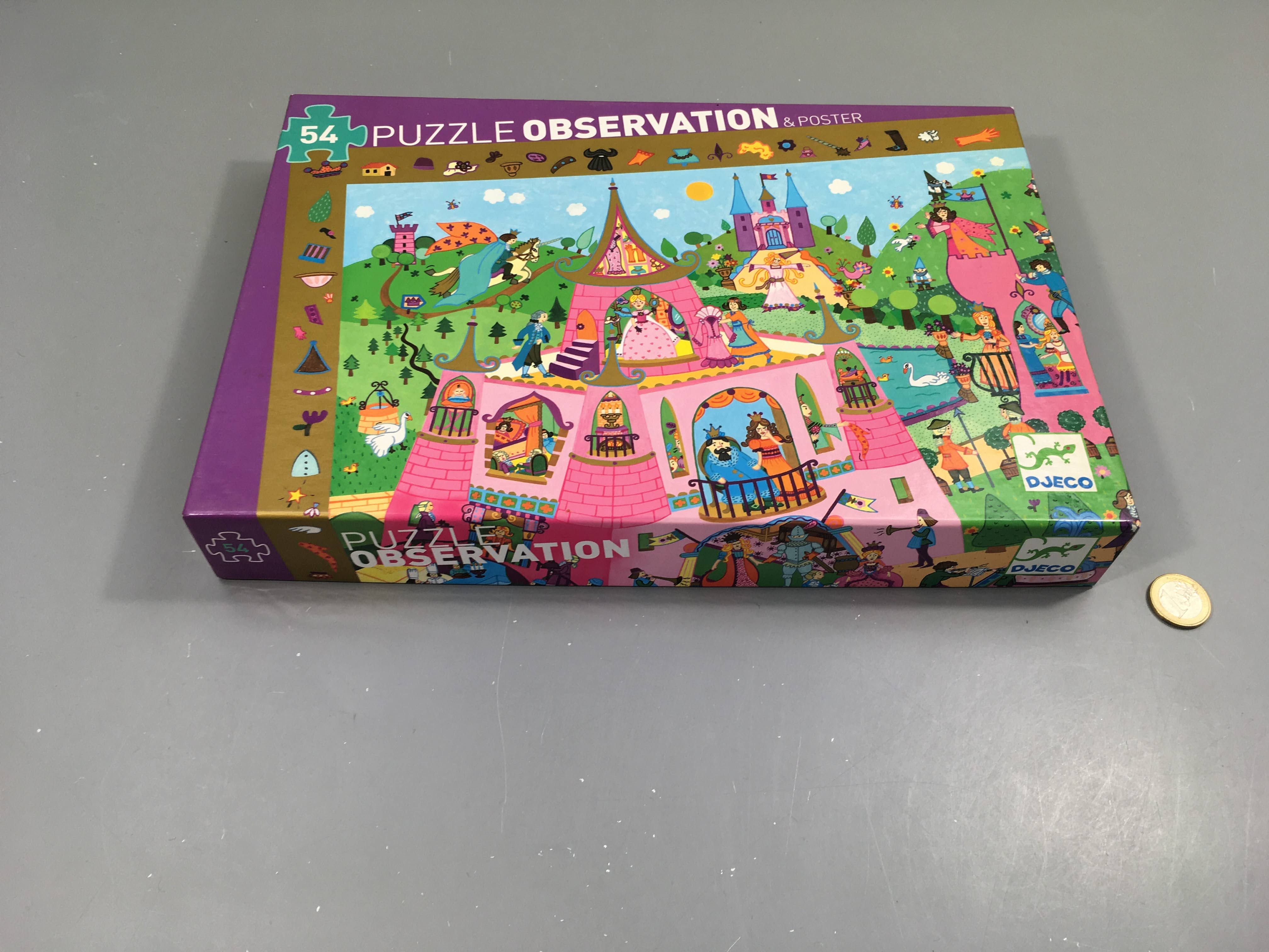 Puzzle d'observation princesses - 54pcs, complet