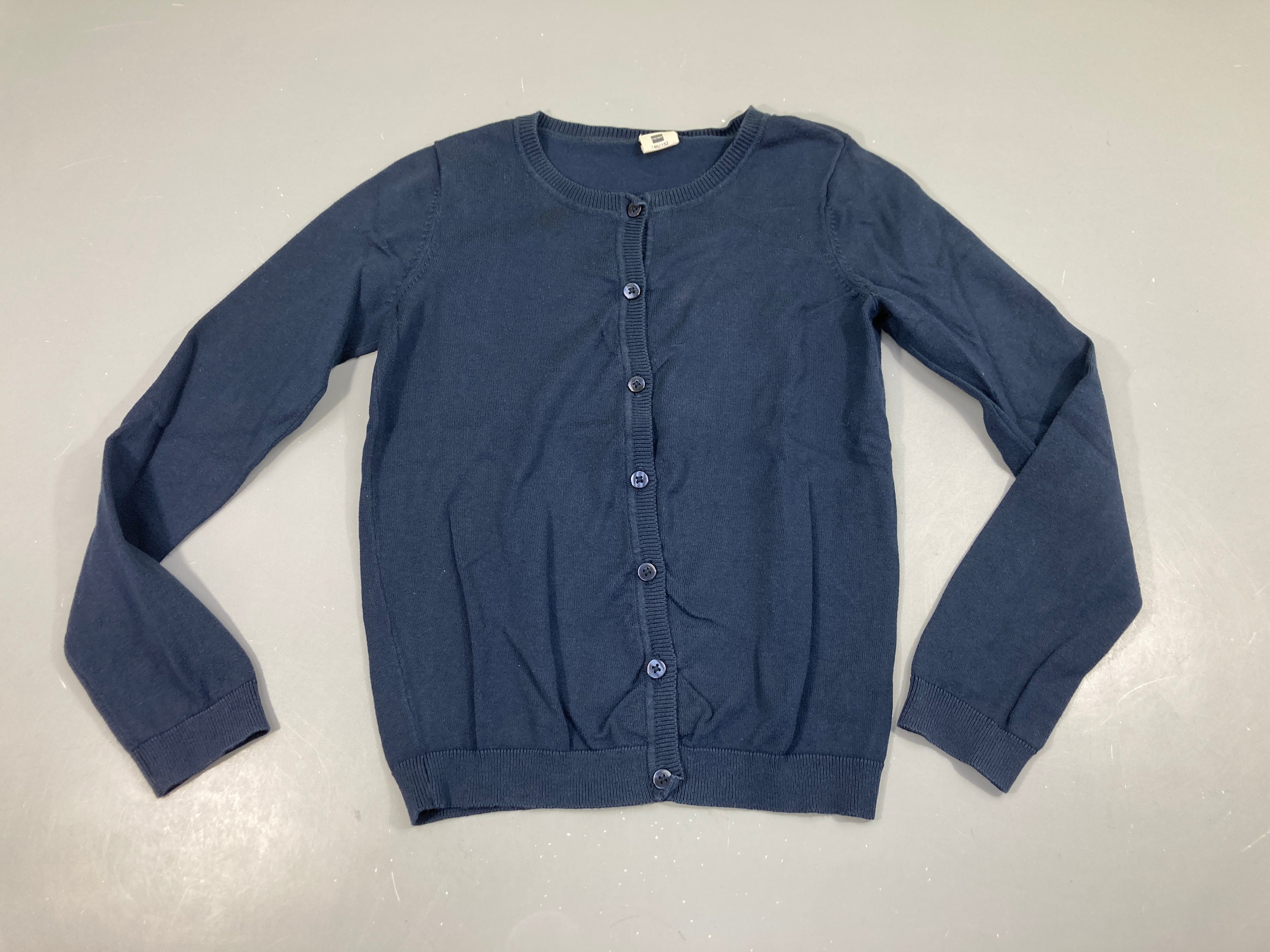 Gilet fin bleu foncé