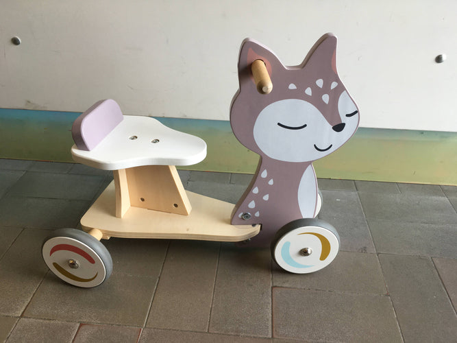 Porteur en bois faon, l'atelier du bois - état neuf - 70€ NEUF, moins cher chez Petit Kiwi