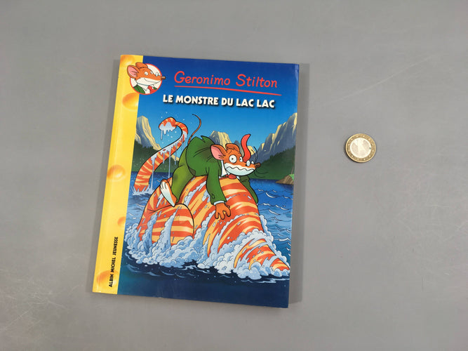 Geronimo Stilton-Le monstre du Lac Lac, moins cher chez Petit Kiwi
