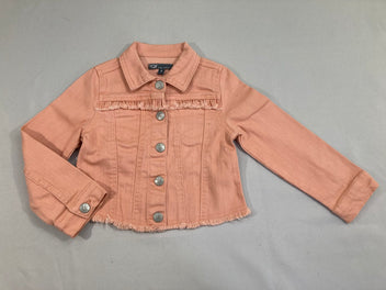 Veste denim rose