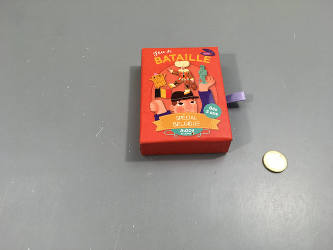 Jeu de bataille spécial Belgique, +5a Auzou - complet, moins cher chez Petit Kiwi