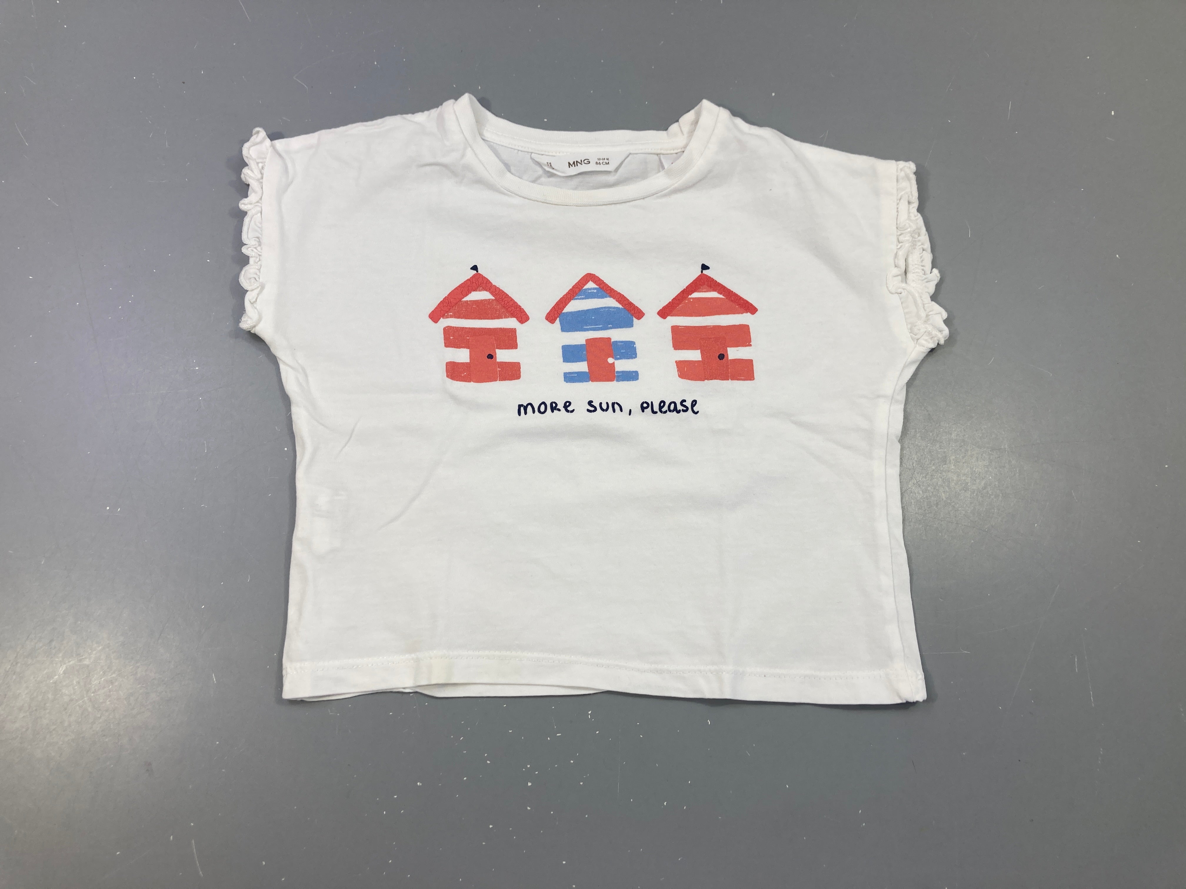 T-shirt m.c blanc maisons