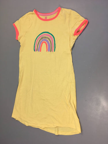 Chemise de nuit jaune arc-en-ciel, moins cher chez Petit Kiwi