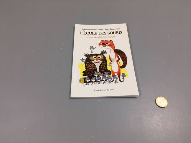 L'école des souris, une rentrée en canoë, moins cher chez Petit Kiwi