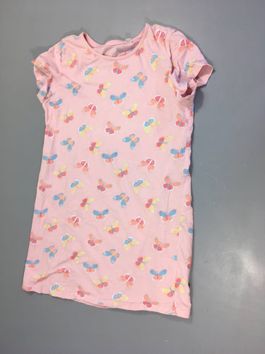 Chemise de nuit rose papillons, moins cher chez Petit Kiwi