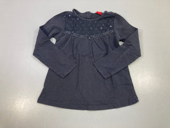 T-shirt m.l bleu foncé sequins