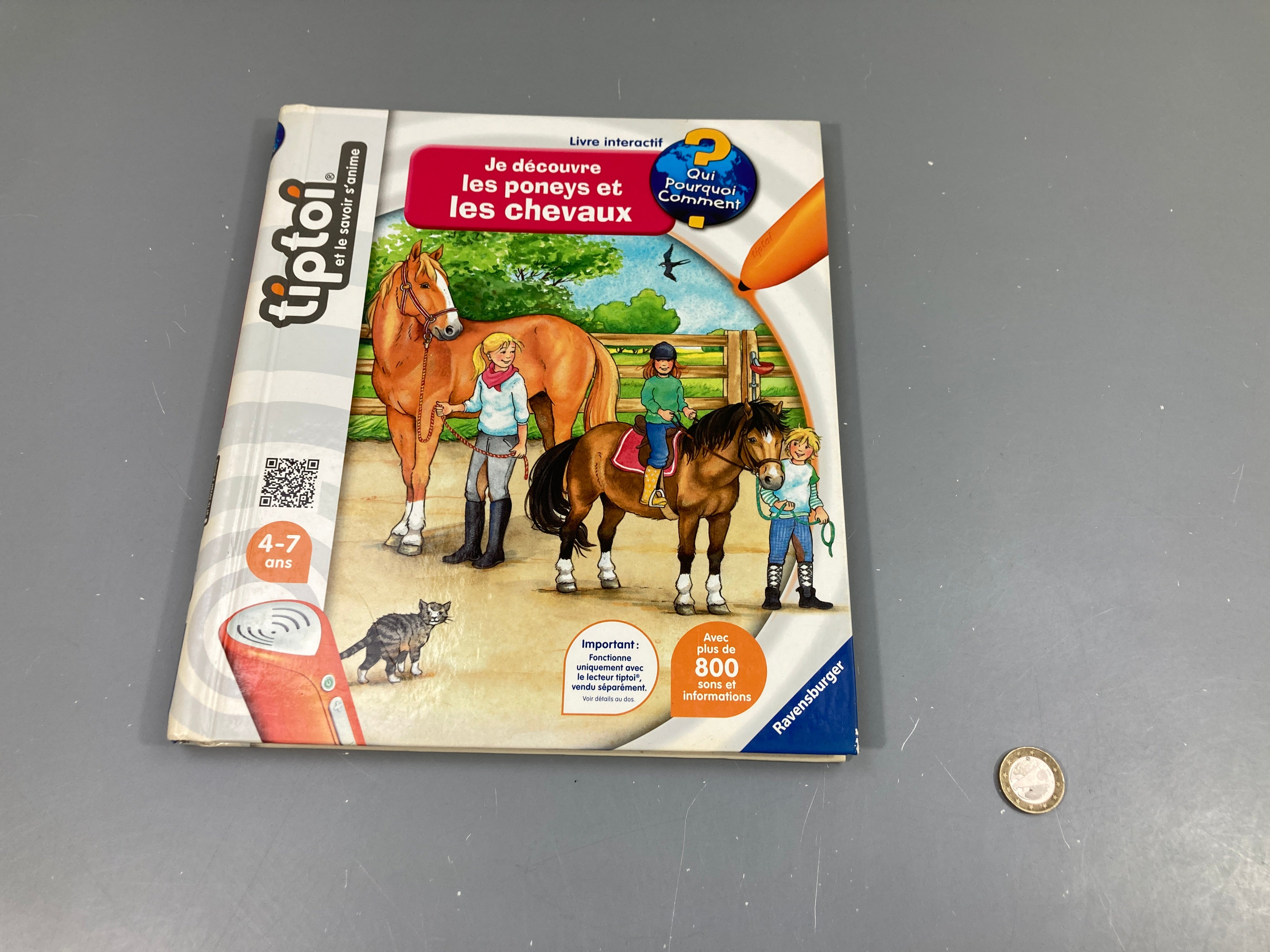 Tiptoi-Je découvre les poneys et les chevaux 4-7a