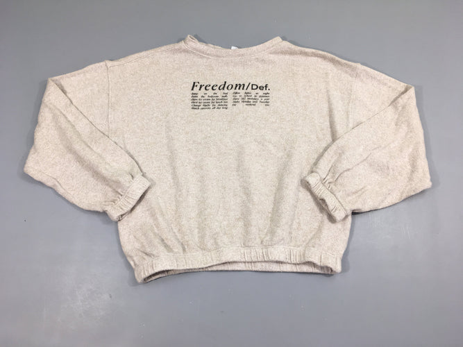 Pull beige Freedom-Bouloché, moins cher chez Petit Kiwi