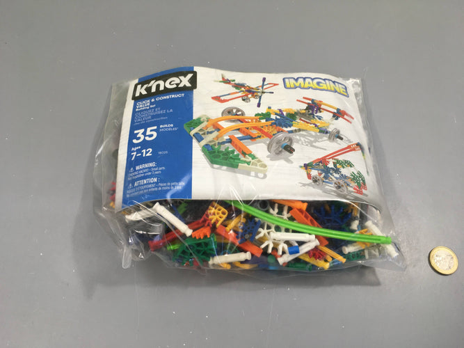 K'nex 18025 - Imagine -  35 modèles - complet, moins cher chez Petit Kiwi
