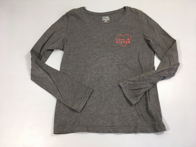T-shirt m.l gris foncé Sister, moins cher chez Petit Kiwi