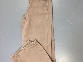 Pantalon brun wide leg