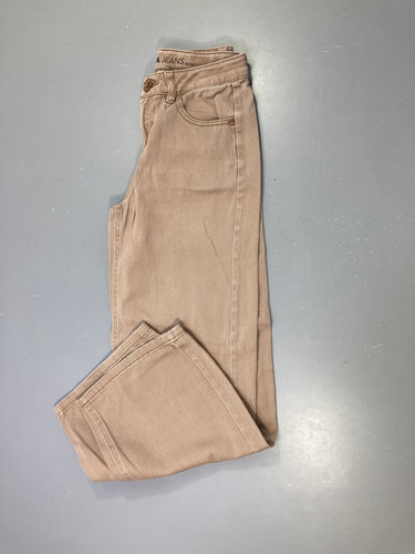 Pantalon brun wide leg, moins cher chez Petit Kiwi