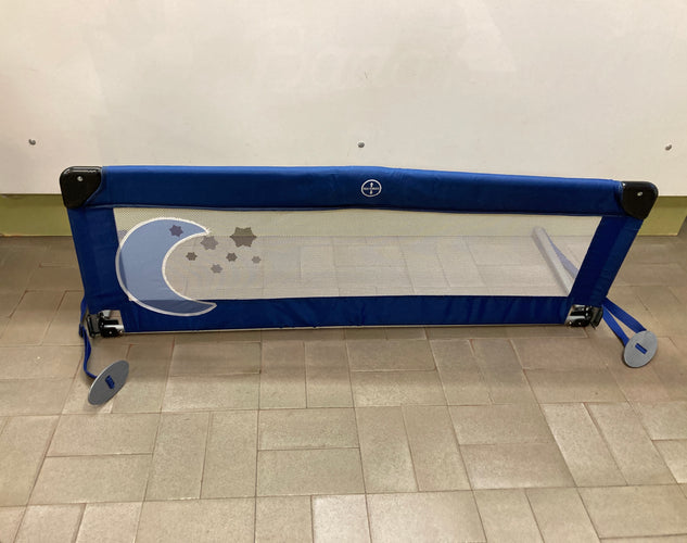 Barrière de lit pliable bleue filet lune, moins cher chez Petit Kiwi