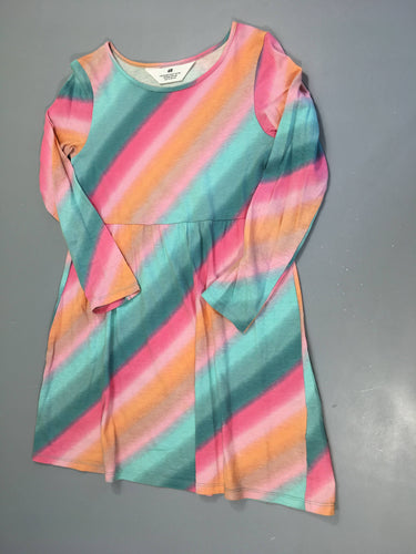 Robe m.l colorée arc-en-ciel, moins cher chez Petit Kiwi