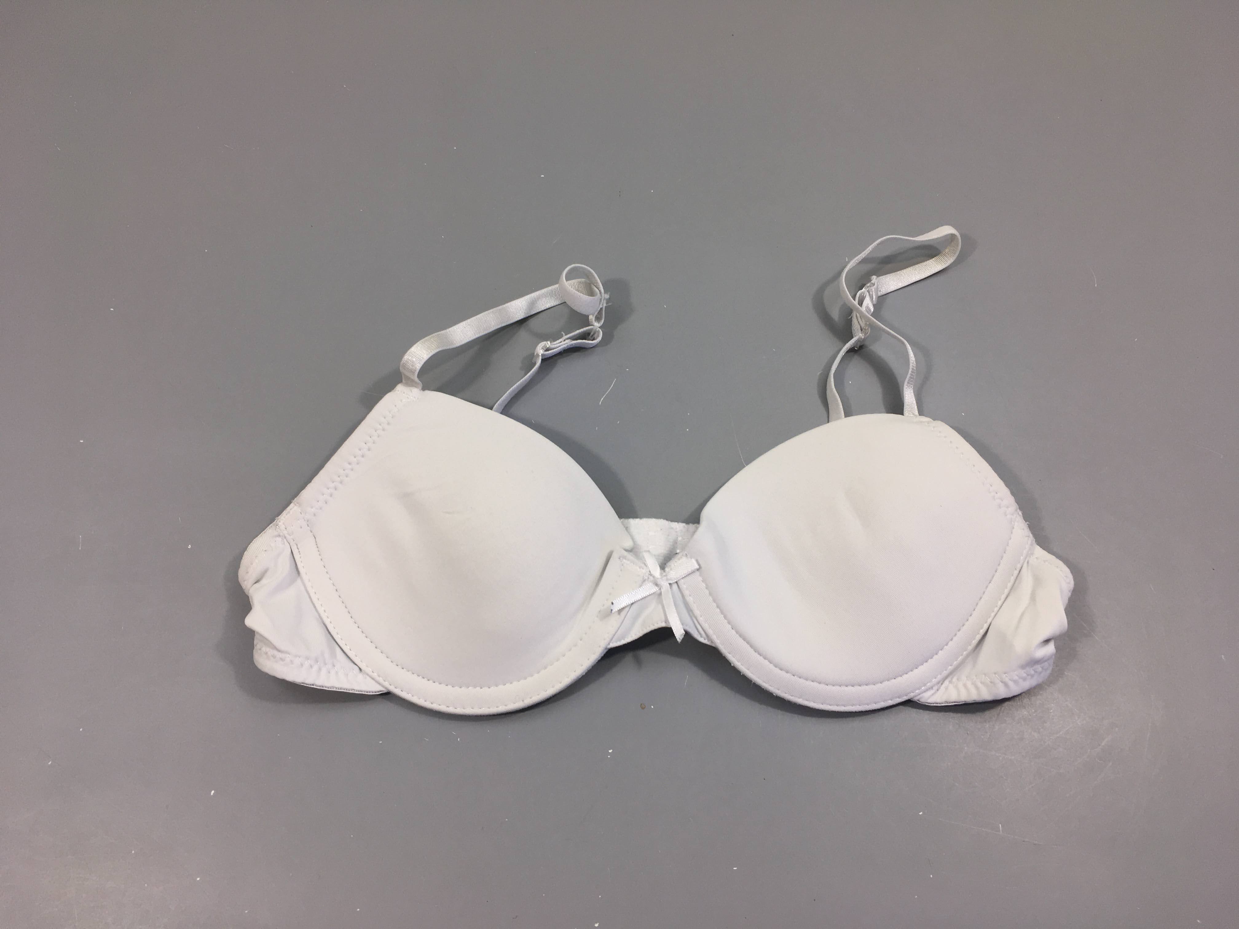 Soutien blanc noeud rembourré, 75A