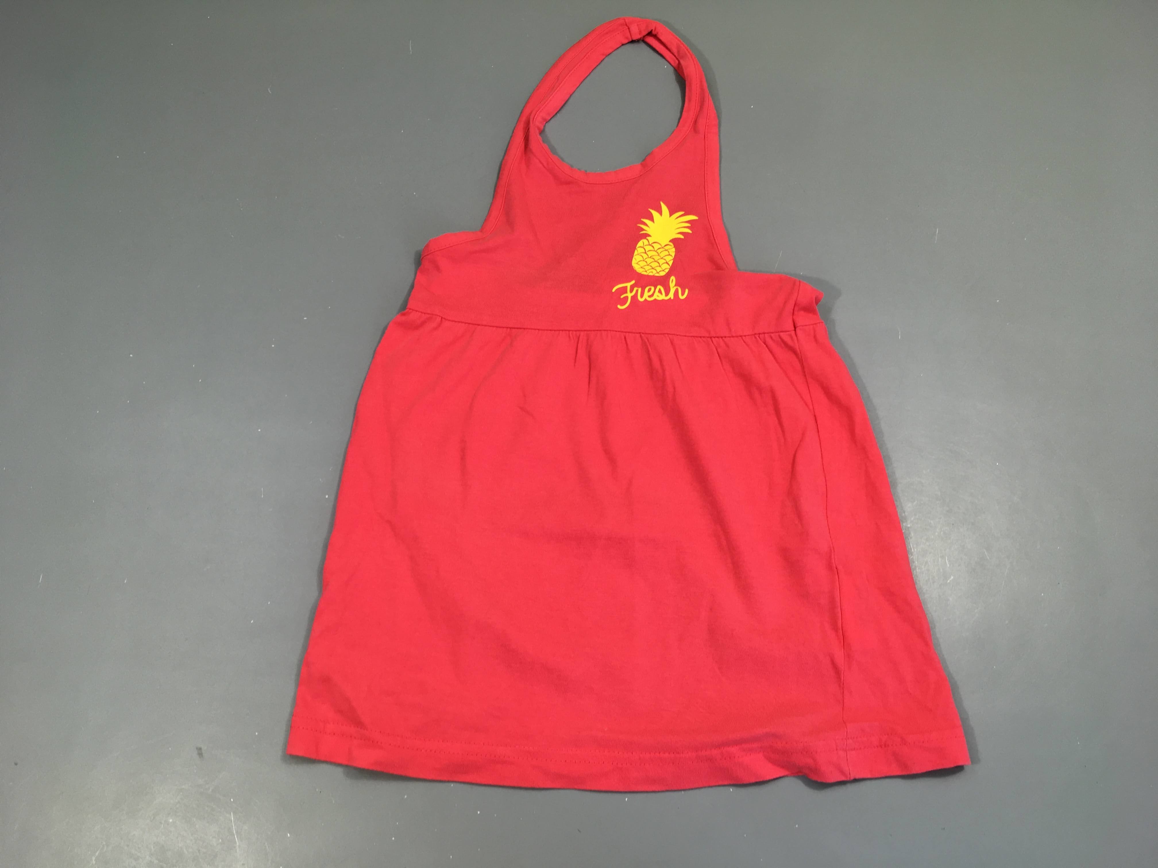 Robe s.m jersey rose ananas