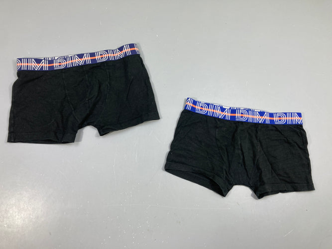 2 Boxers bleu foncé DIM, moins cher chez Petit Kiwi