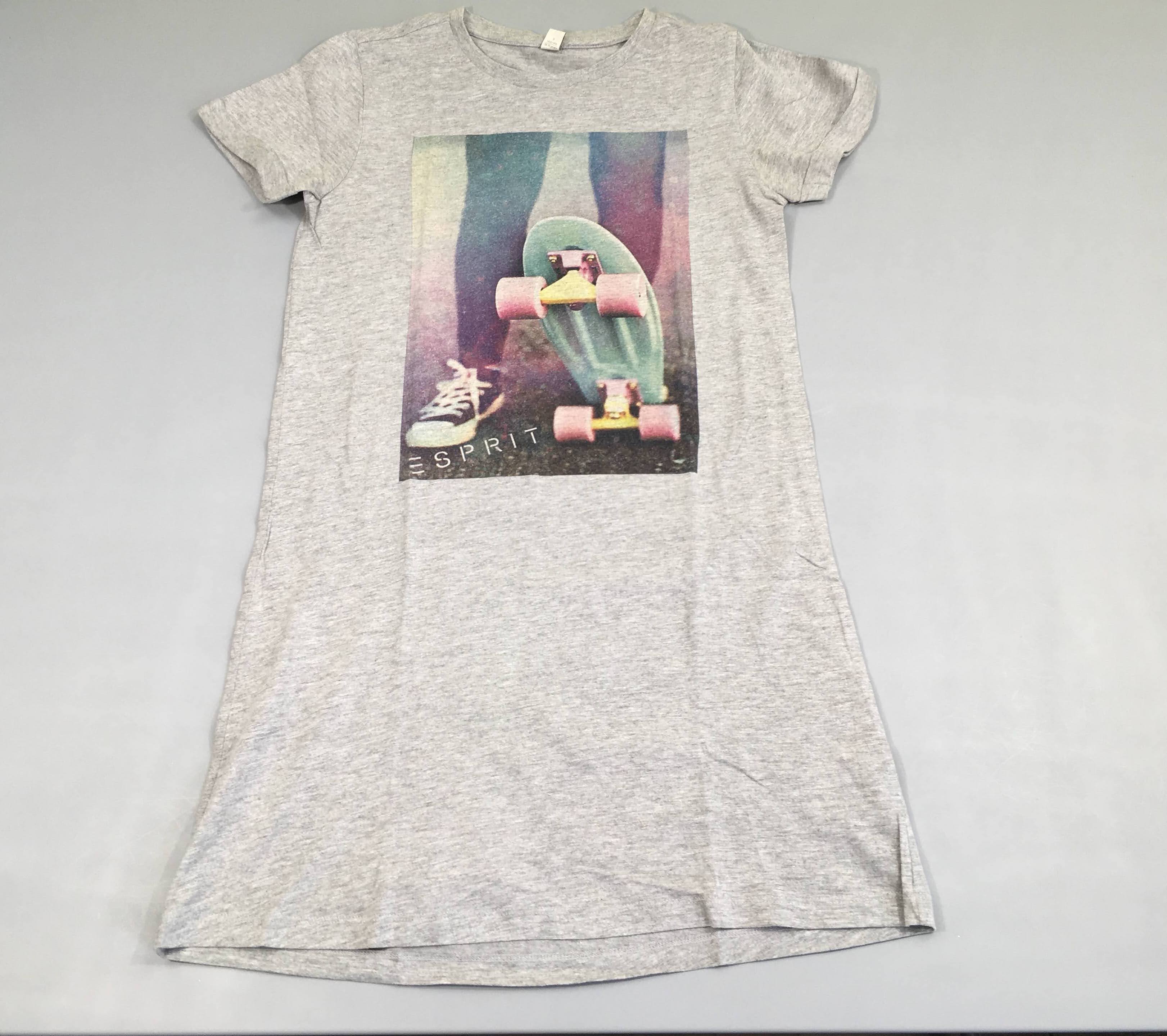 Robe de nuit m.c grise Skate