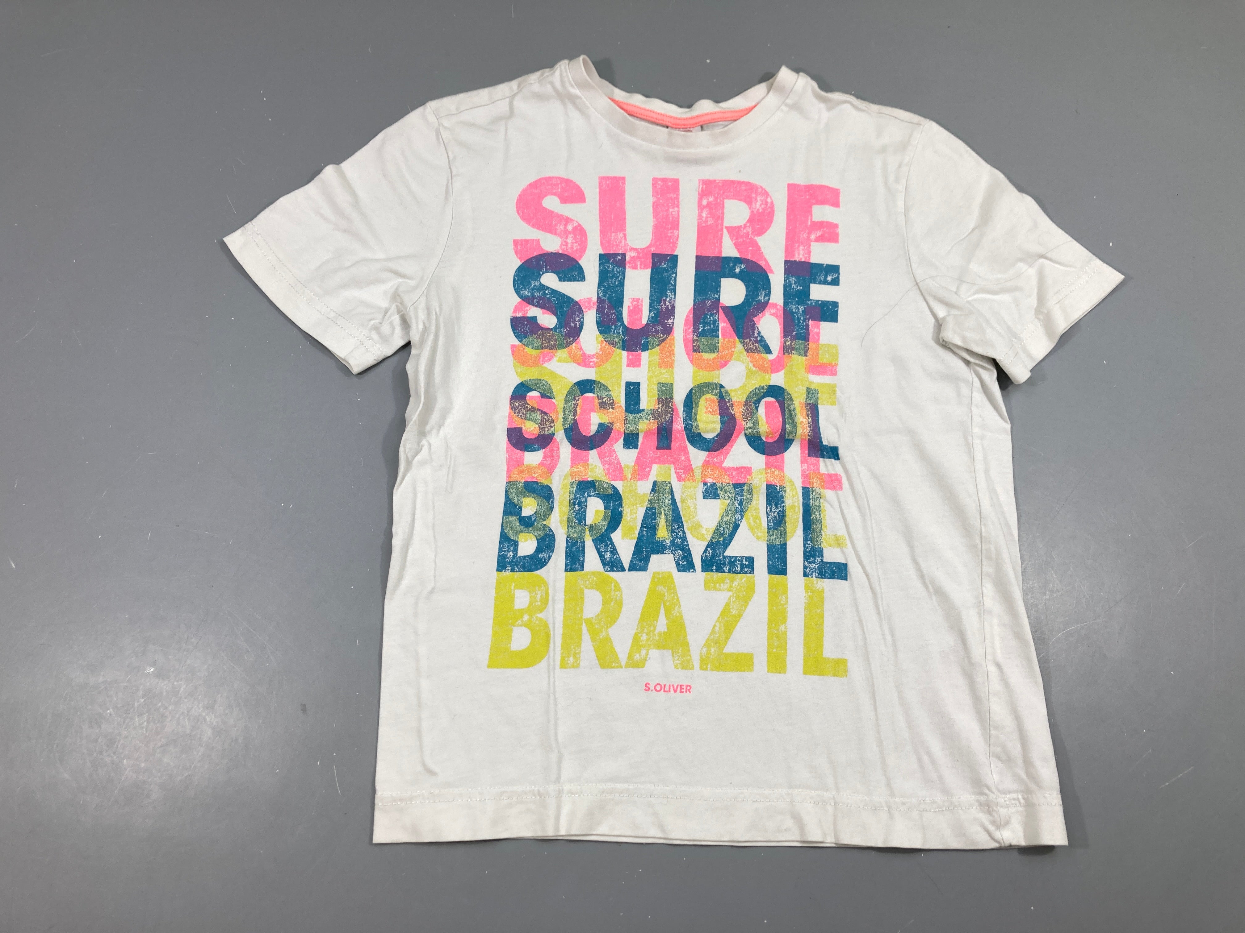 T-shirt m.c blanc Surf