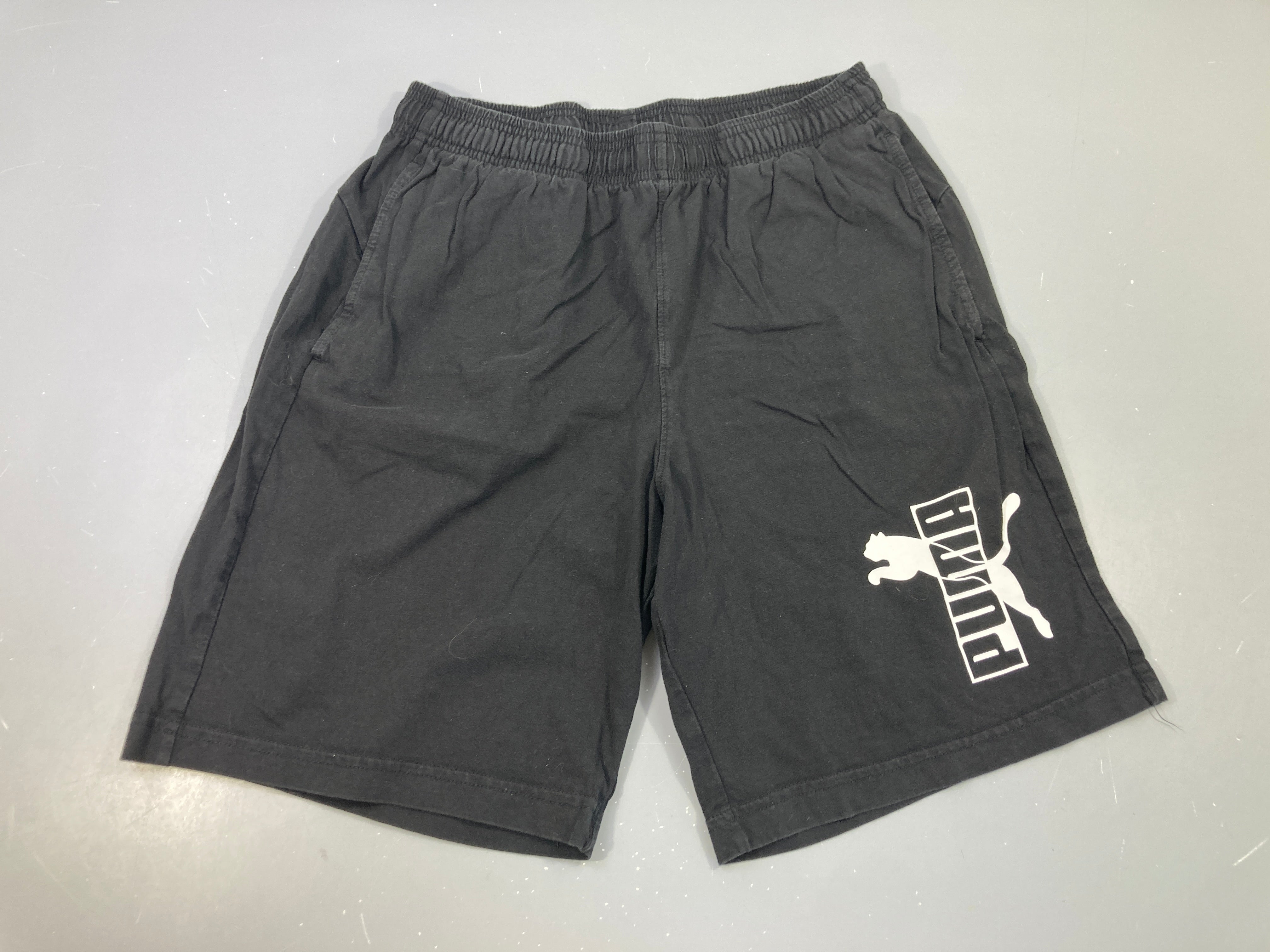 Short de sport jersey noir puma