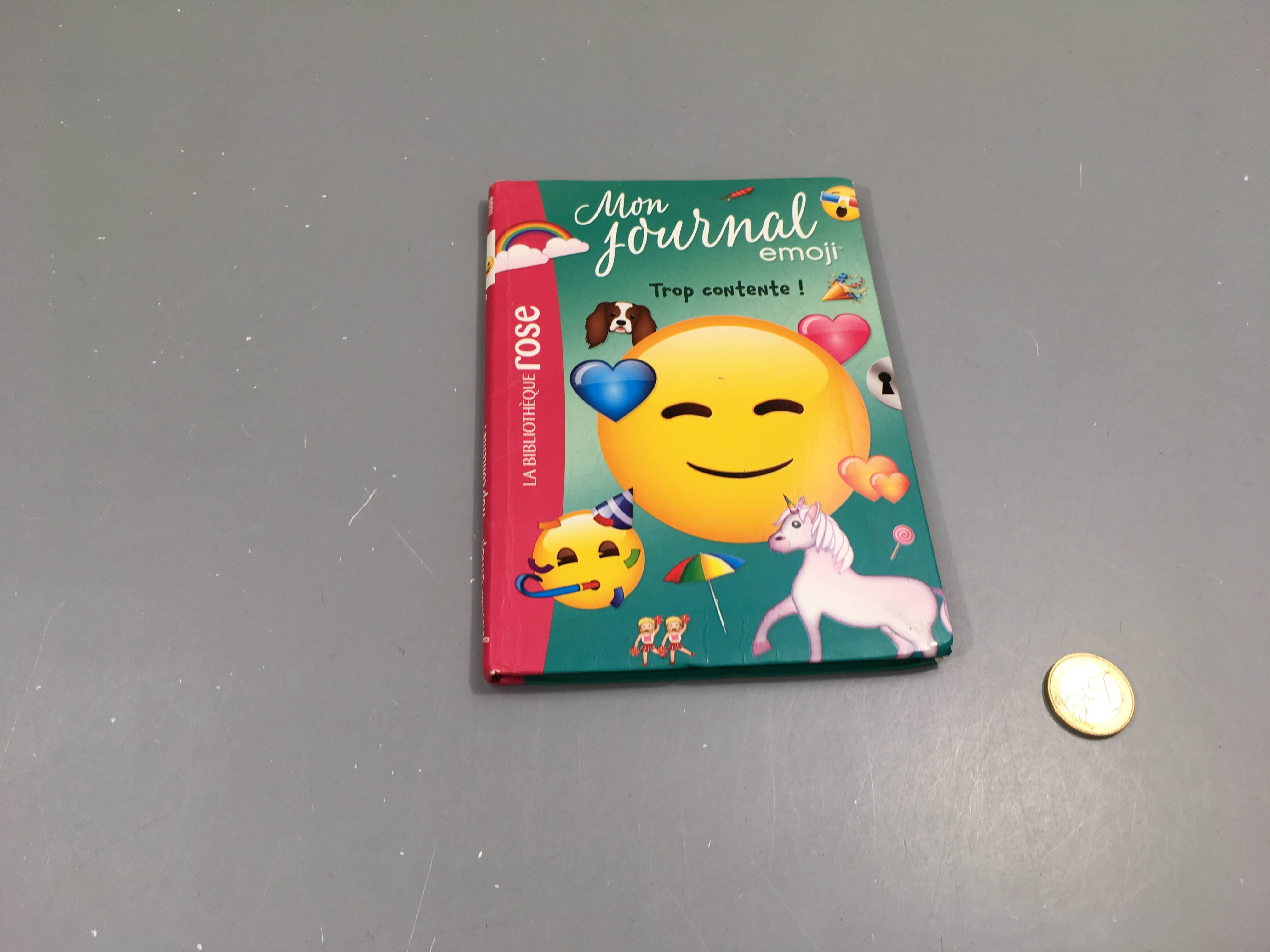 Trop contente! Mon journal Emoji, Bibliothèque rose