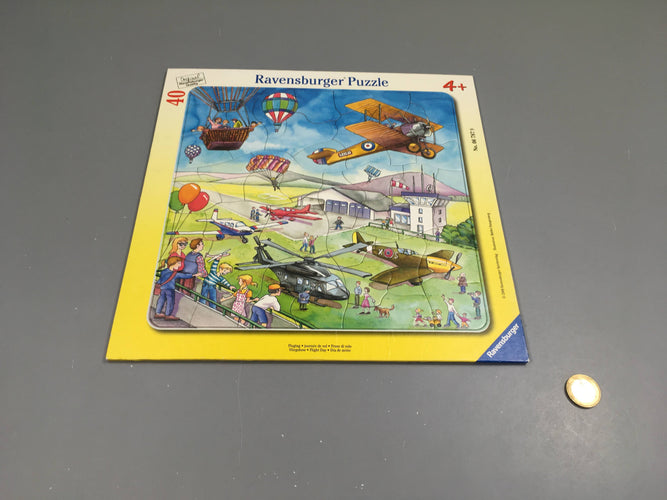 Planche carton Puzzle Avions +4a 340pcs, moins cher chez Petit Kiwi