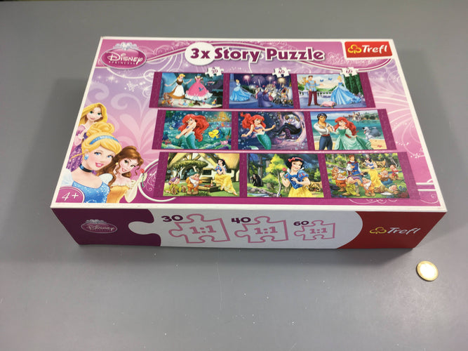 6 Puzzle 3xStor.y Puzzle princesse Complet, moins cher chez Petit Kiwi