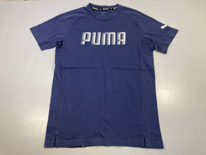 T-shirt m.c bleu foncé puma, moins cher chez Petit Kiwi