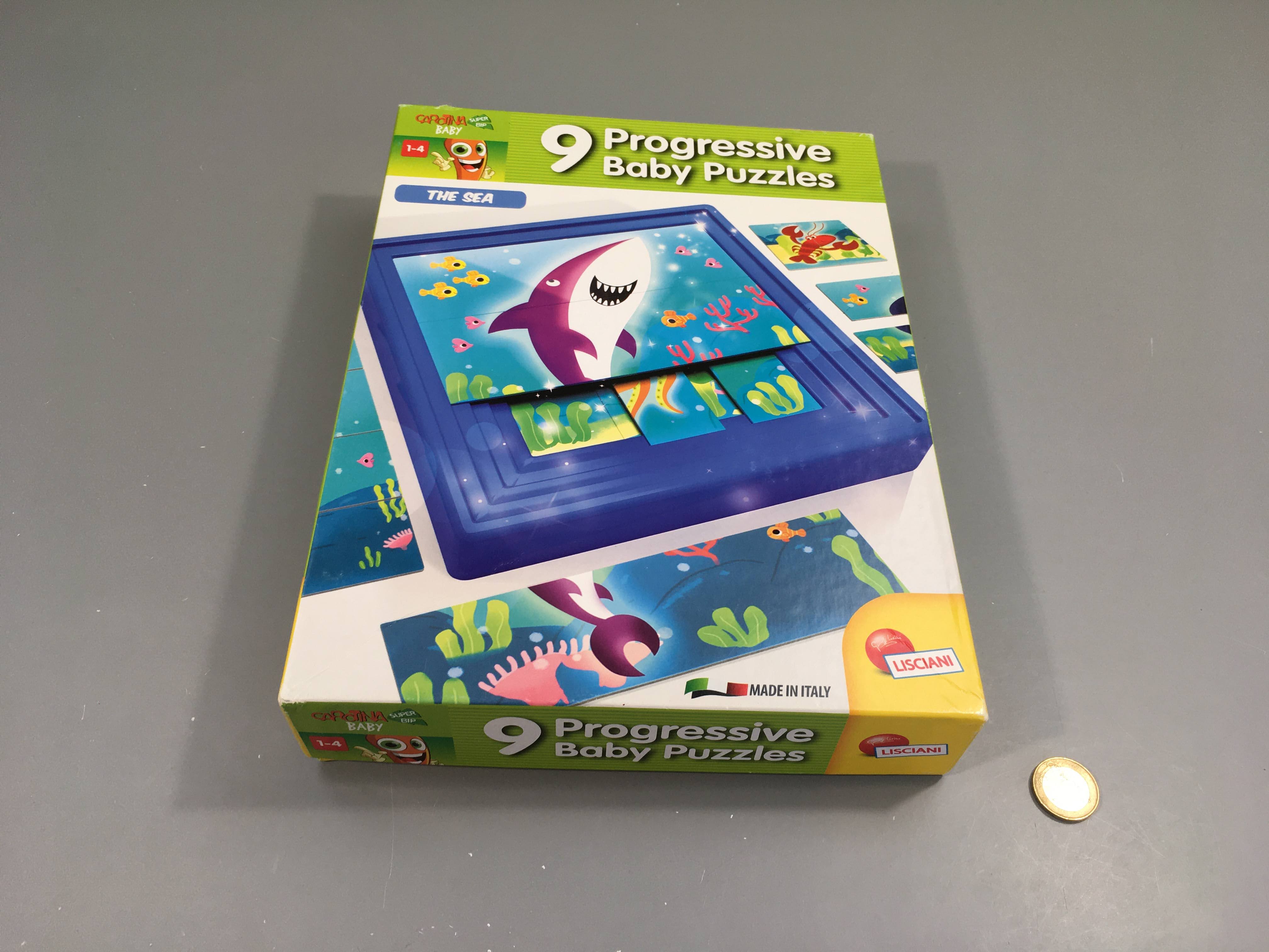 9 Progressive Baby Puzzles 1-4a