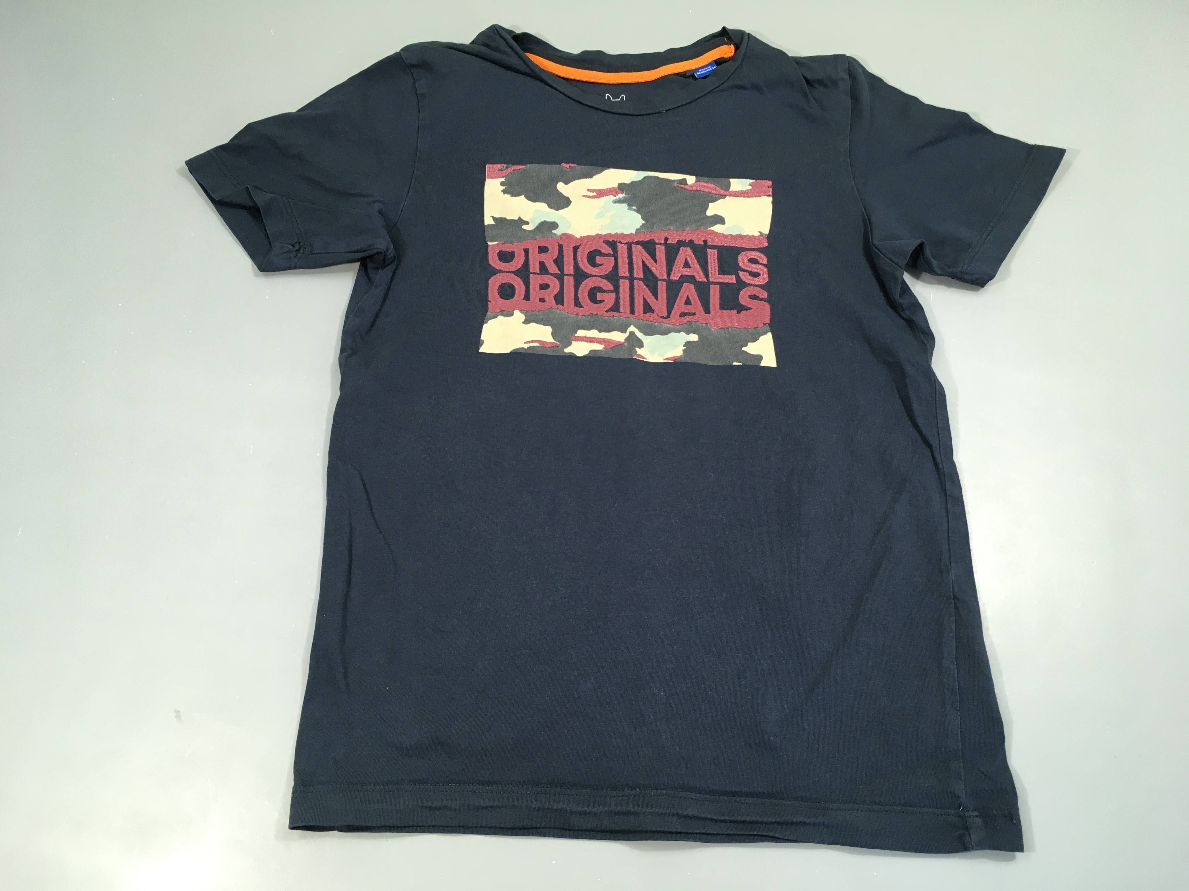 T-shirt m.c bleu foncé Original