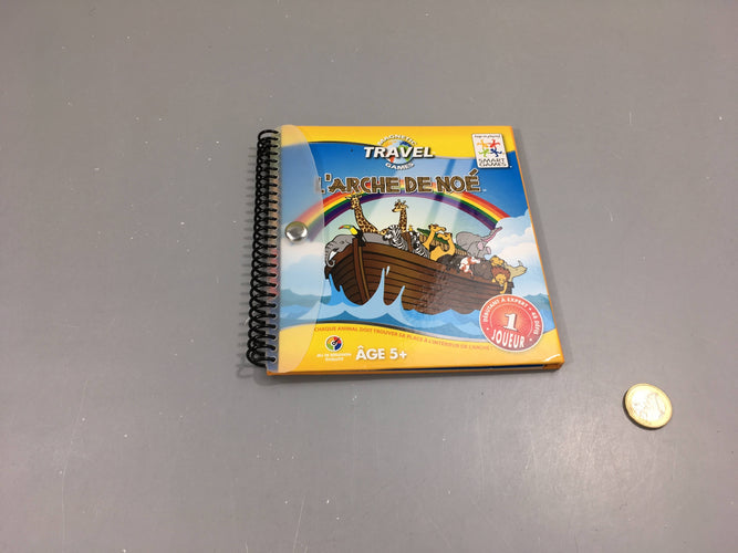 L'arche de Noé, jeu de voyage magnétique,  Smart game, +5a - complet, moins cher chez Petit Kiwi