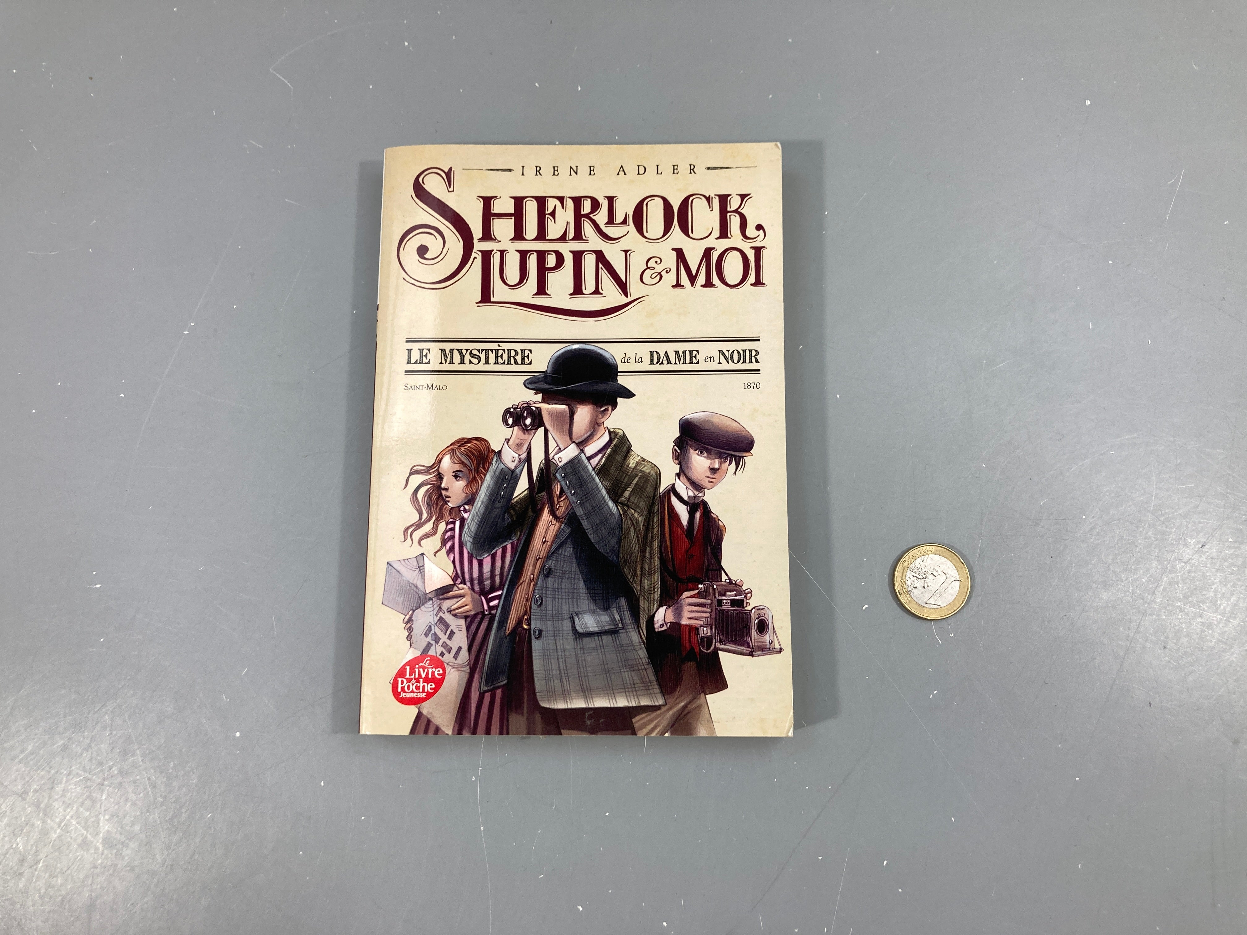 Sherlock Lupin et moi-Le mystère dde la dame en noir