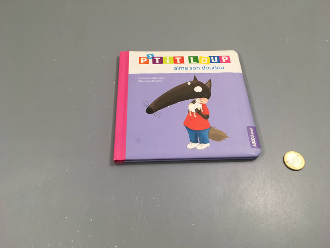 P'tit loup aime son doudou, moins cher chez Petit Kiwi