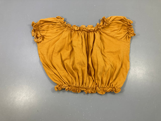 Blouse cropped m.c moutarde, moins cher chez Petit Kiwi