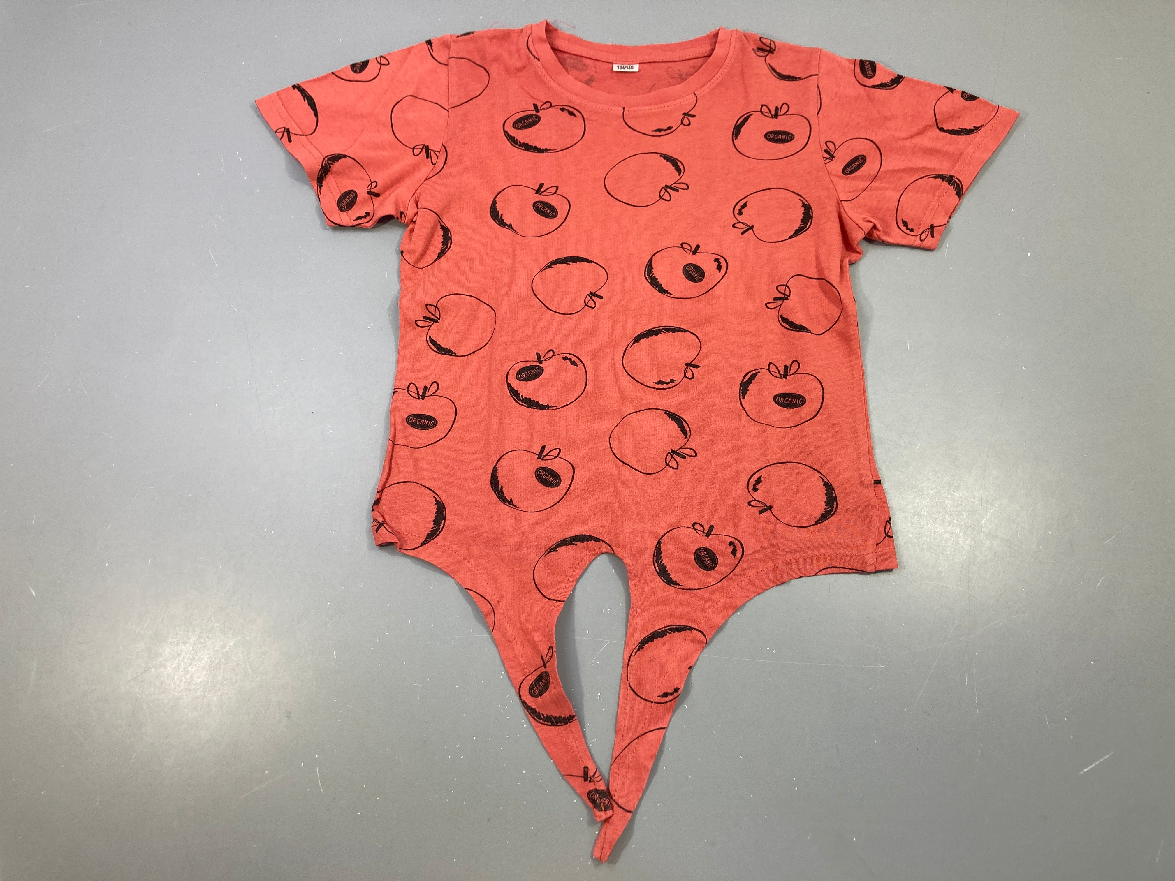 T-shirt m.c nouable rose brun pommes noires