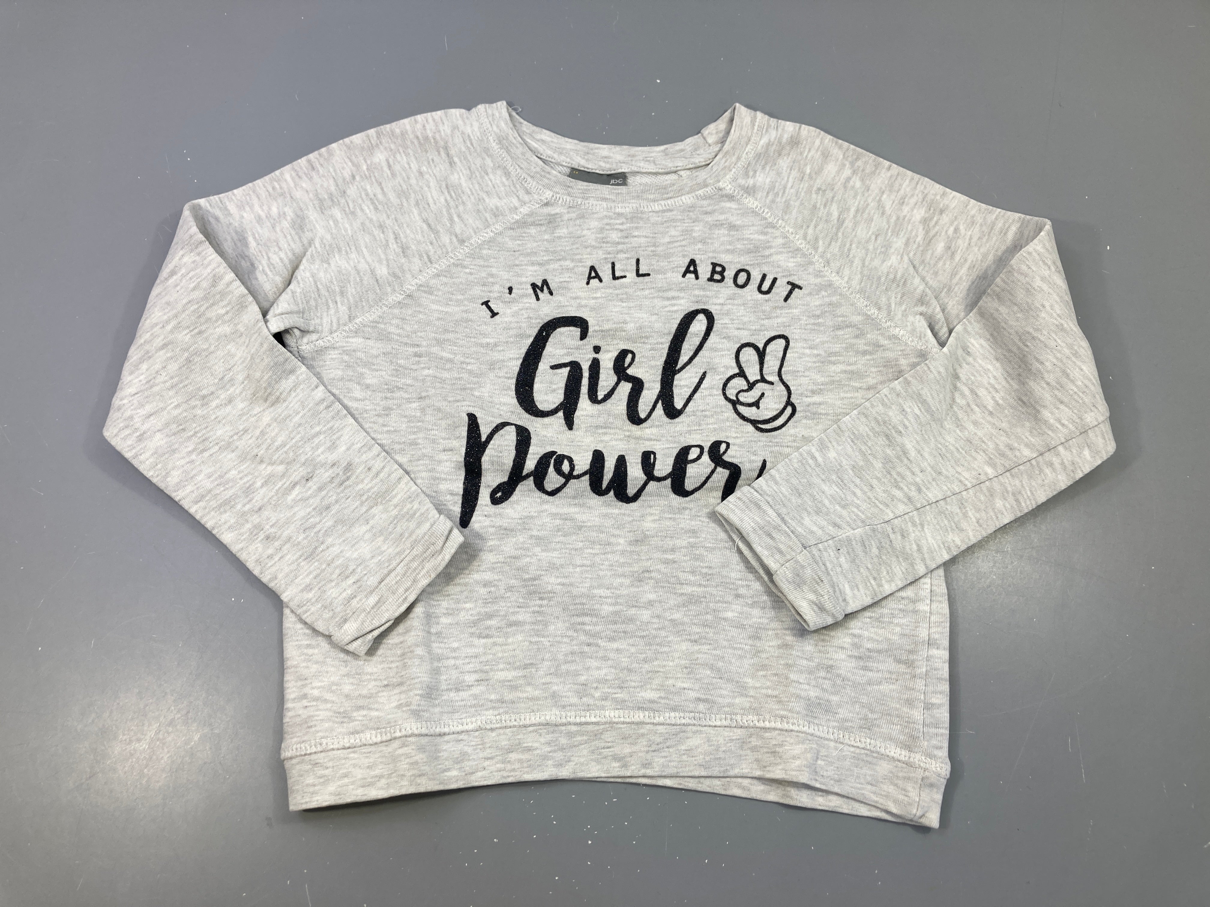 Sweat gris chiné Girls