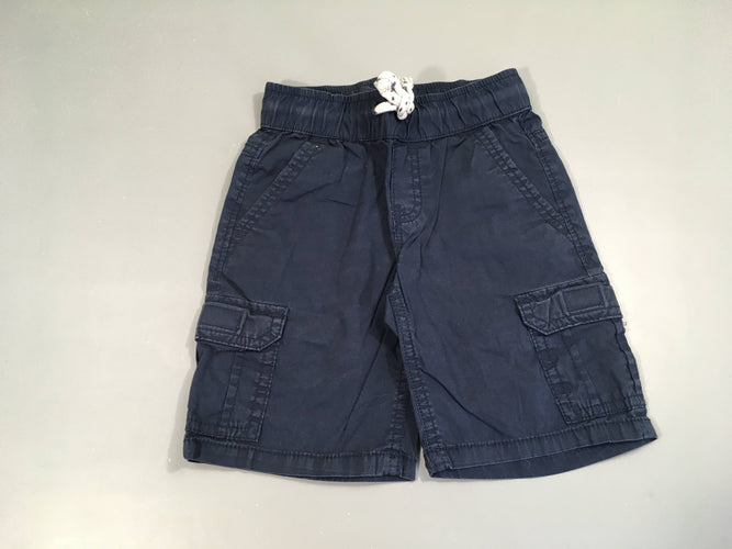 Bermuda bleu foncé, moins cher chez Petit Kiwi