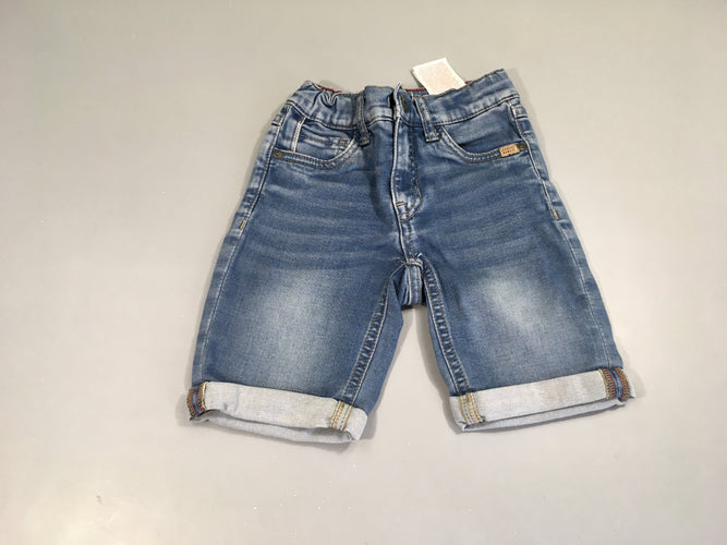 Bermuda en jean à revers, moins cher chez Petit Kiwi